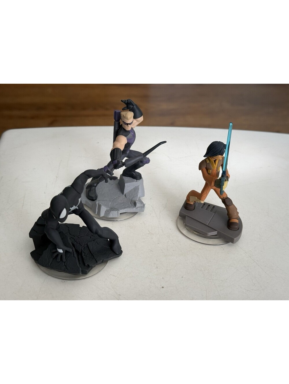 Marvel Black Symbiote Suit Spiderman Disney Infinity 2.0 Figures Lot Of 3